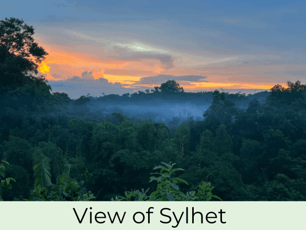 View of Sylhet, Bangladesh